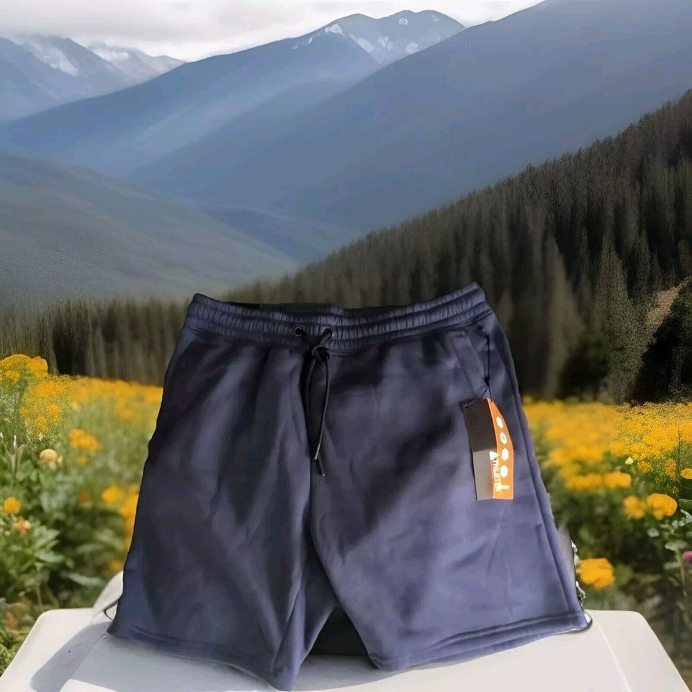 Men's L‎ Navy Athletex Performance Apparel Shorts  NWT $89